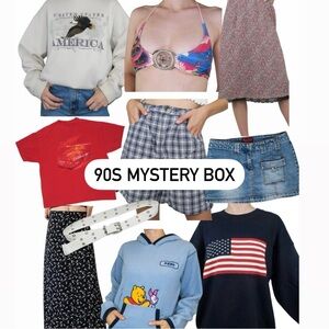 Vintage 90s Women’s Clothing Wholesale Resell Mystery Bundle - 10 Pieces